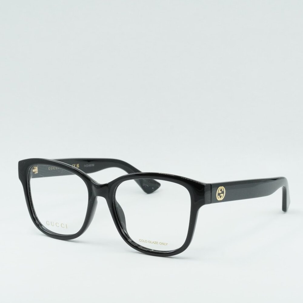 Gucci GG1340O 001 Eyeglasses Black 54mm Square Frame